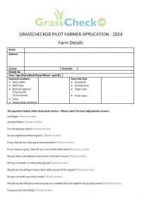GrasscheckGB Application Form English: cover