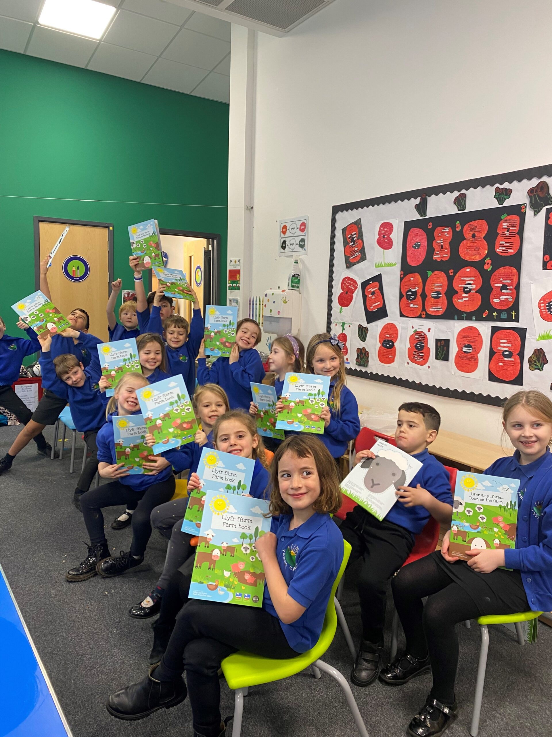 Food and farming fun for pupils at Ysgol Carno