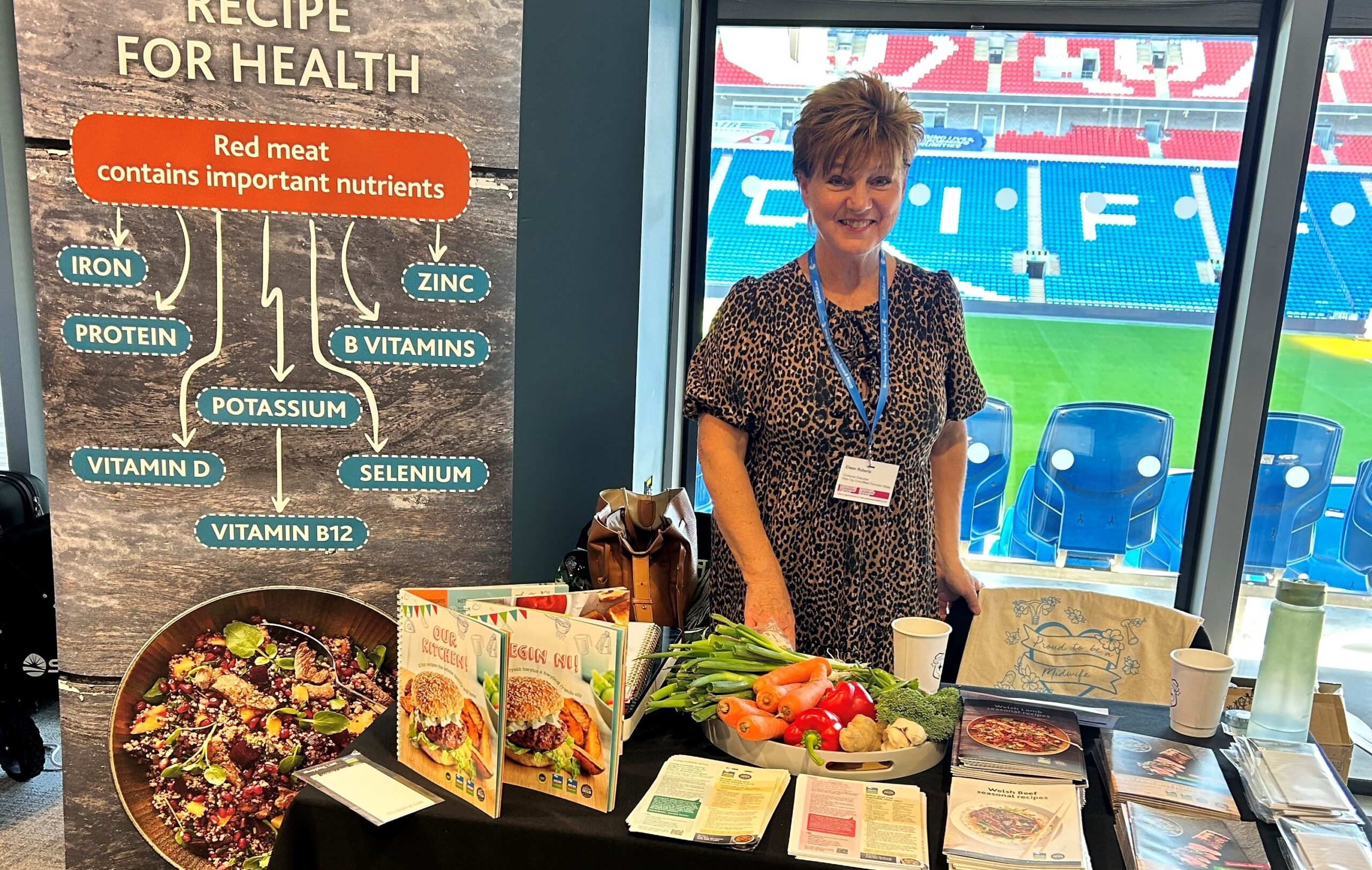 Sharing the red meat message with midwives